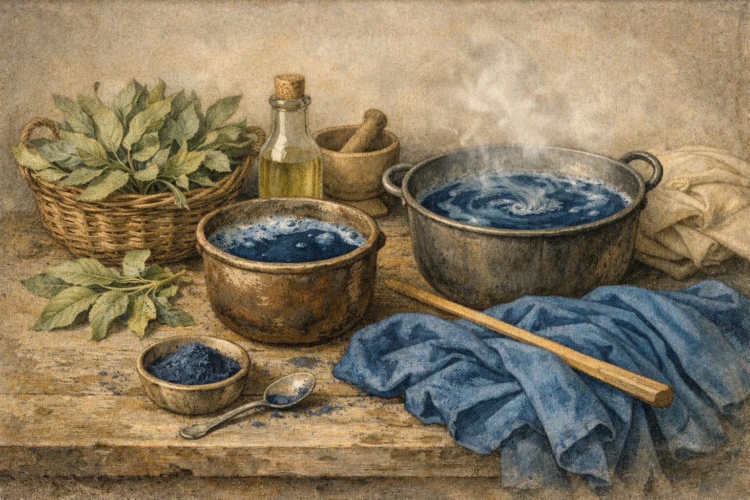 Natural Dye with Woad